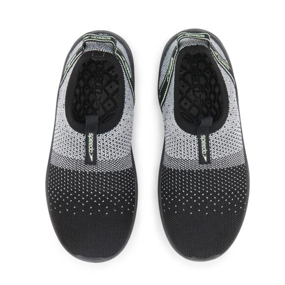 Speedo Other - Speedo Surfknit Pro Water Shoes, Black Gray, Knit Mesh, Slip-On Aqua Sneakers